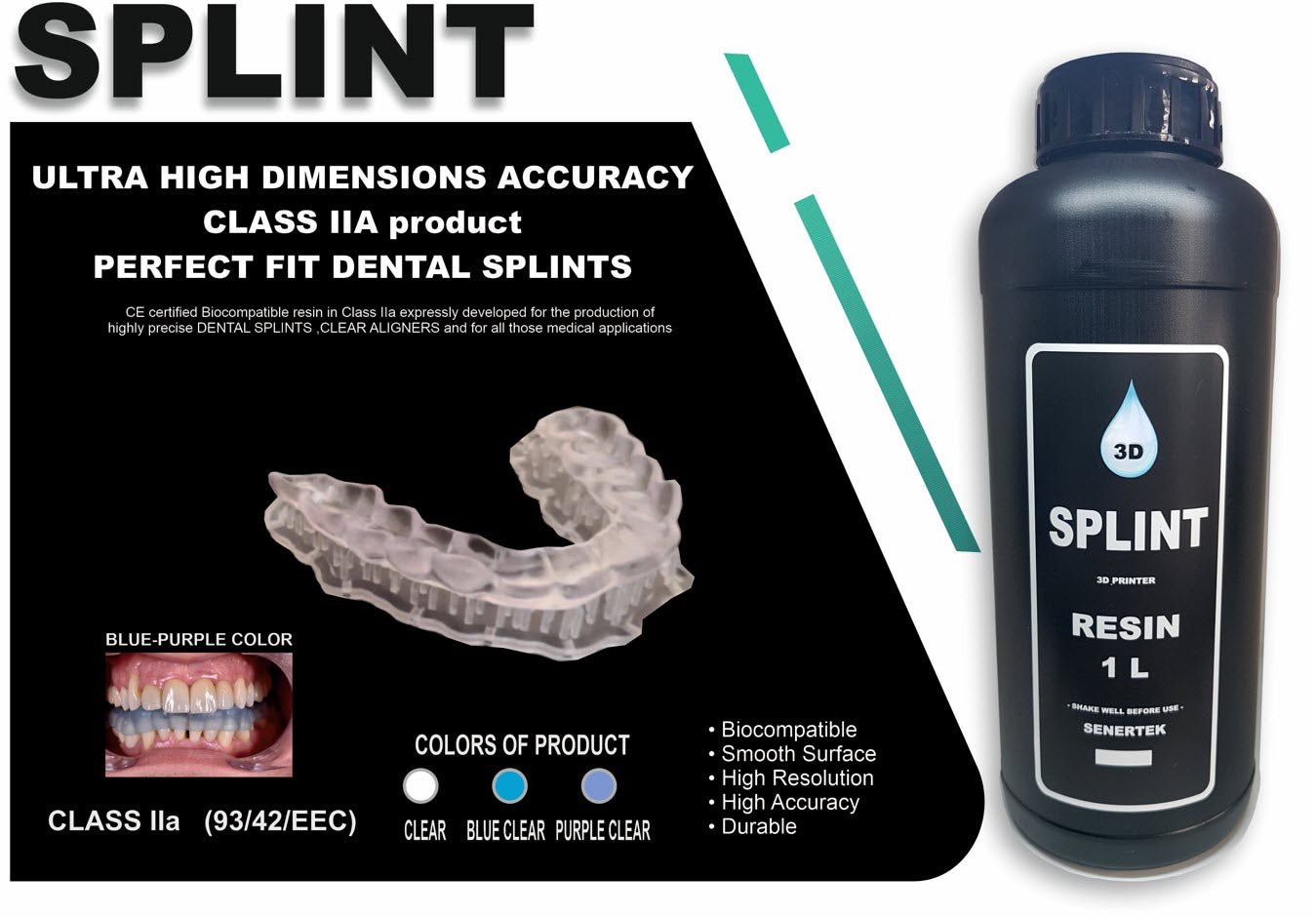 Senertek Splint Dental Resin