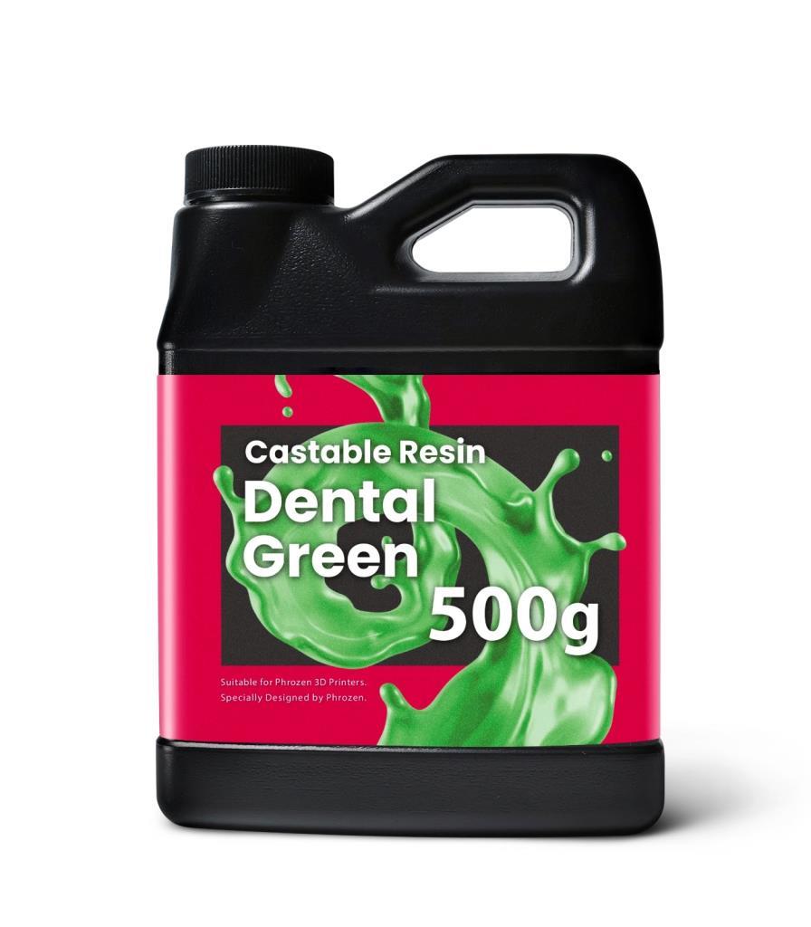Phrozen 0.5 kg Castable Dental Resin - Dental Green