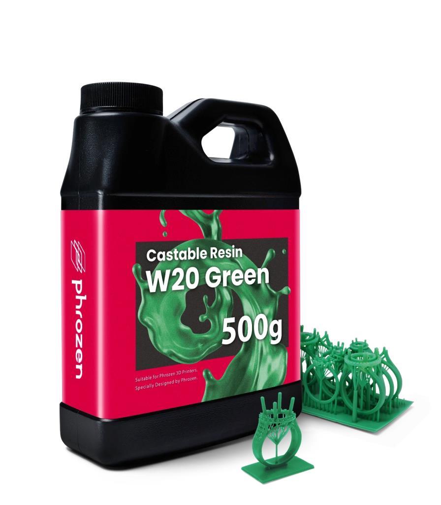 Phrozen 0.5 kg Castable Resin – W20 Green